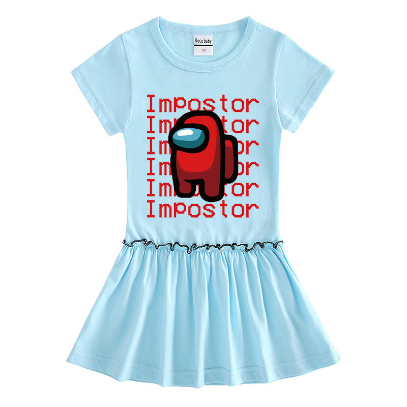 Classic Cotton Short Sleeve Baby Girl Dress – Summer Styles