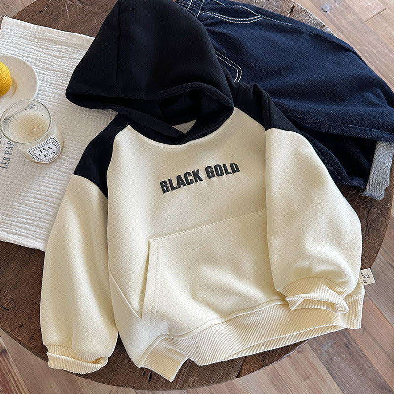 Baby Color Block Pullover Hoodie