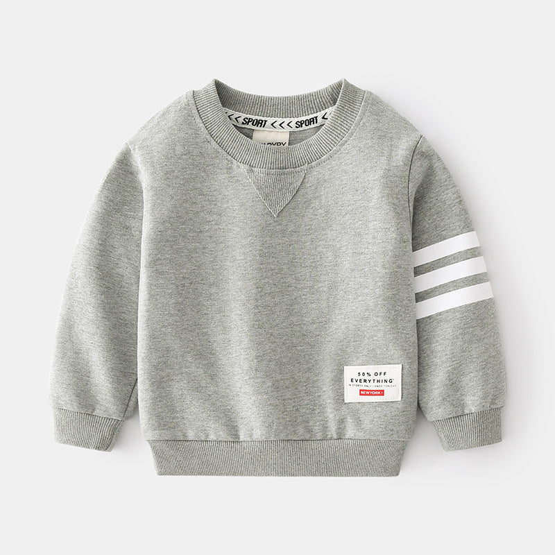 Baby Striped Pullover Hoodie