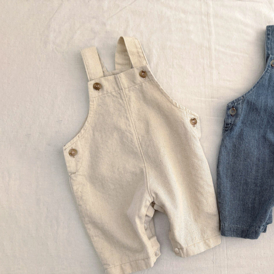 Baby Clothes Infant Denim Overalls Romper Unisex Baby Bodysui