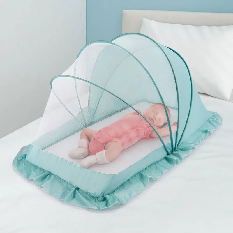 Portable Foldable Crib Mosquito Net — Baby Tent & Sleeping Canopy
