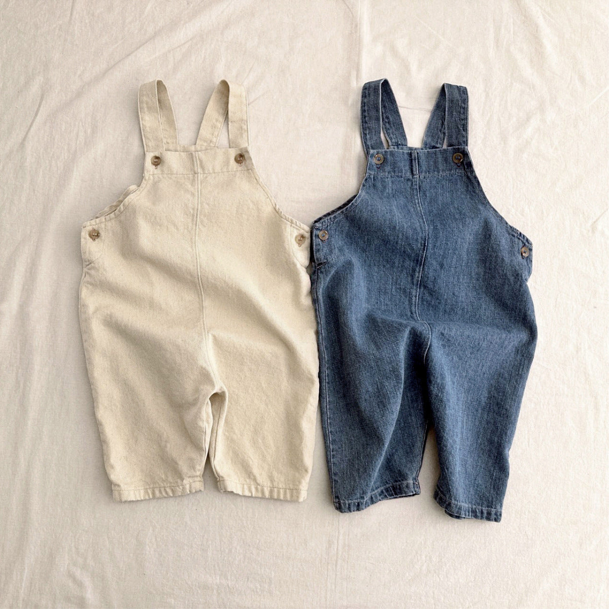 Baby Clothes Infant Denim Overalls Romper Unisex Baby Bodysui