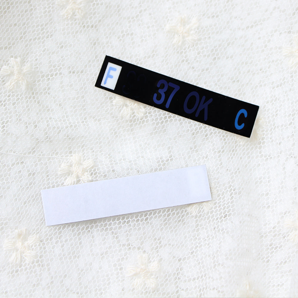 5pcs/Lot Infant Milk Bottle Temperature Thermometer ABS Digital Sticker Thermometer Infant Milk Bottle Temperature Plastic Strip