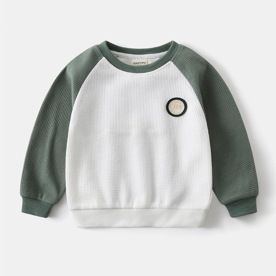Kids Round Neck Pullover Hoodie