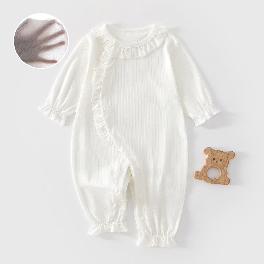 Baby clothes summer women's baby lace collar jumpsuit