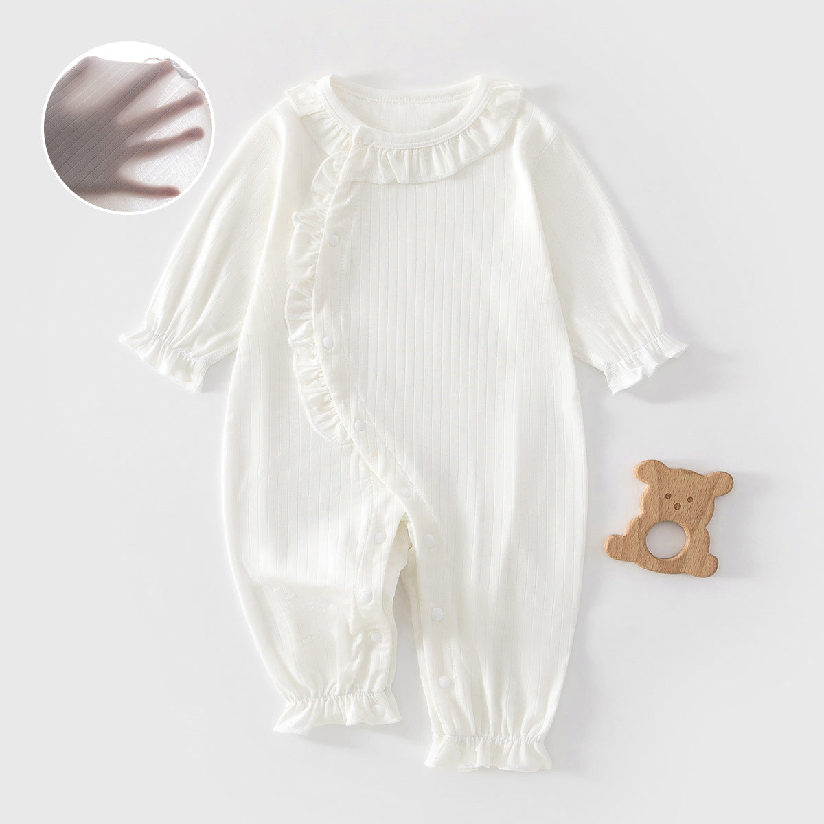 Baby clothes summer women's baby lace collar jumpsuit