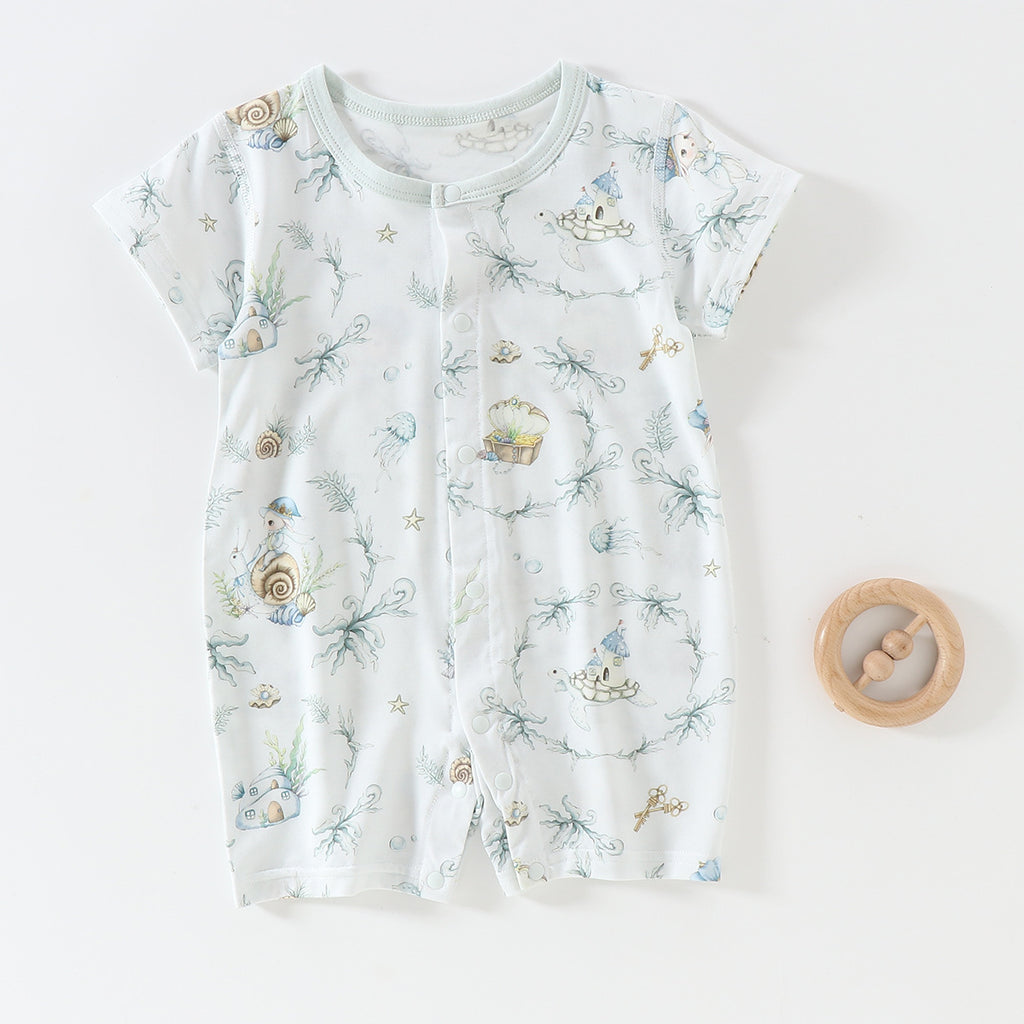 Baby short sleeved Cotton Romper