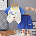 Baby Cartoon Short Sleeve 2-Piece Summer Set