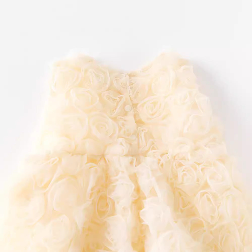 Print Sleeveless Dress for Baby Girls