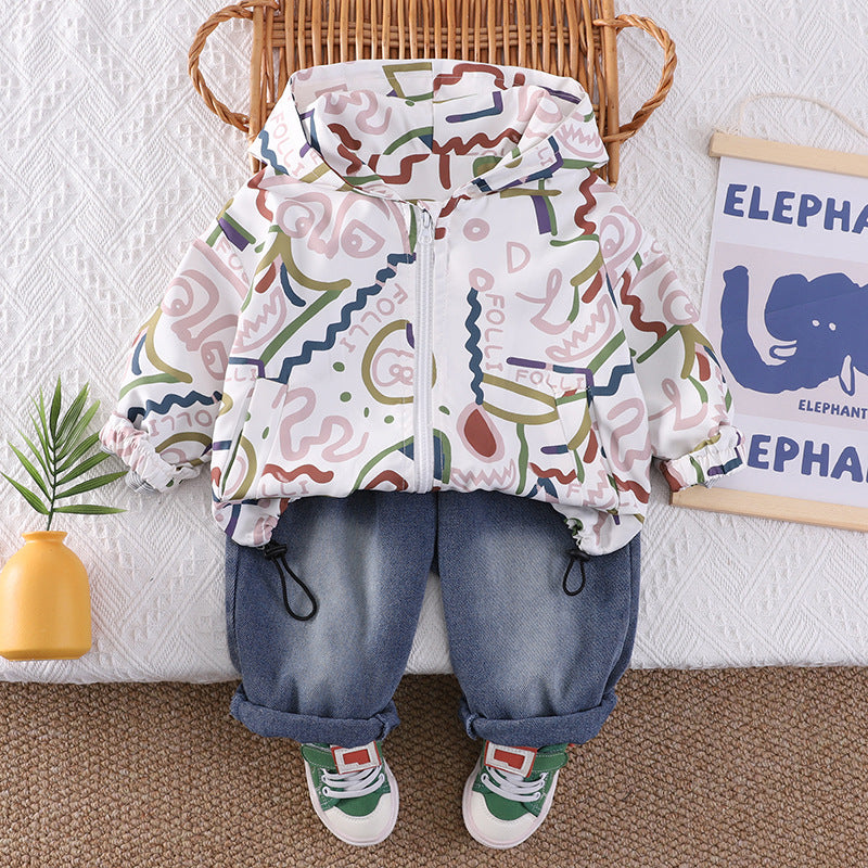 Baby Spring Long Sleeve Outfit Set
