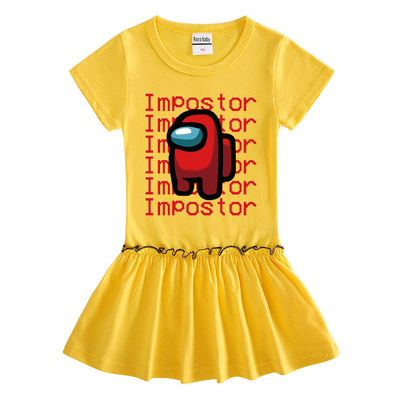 Classic Cotton Short Sleeve Baby Girl Dress – Summer Styles
