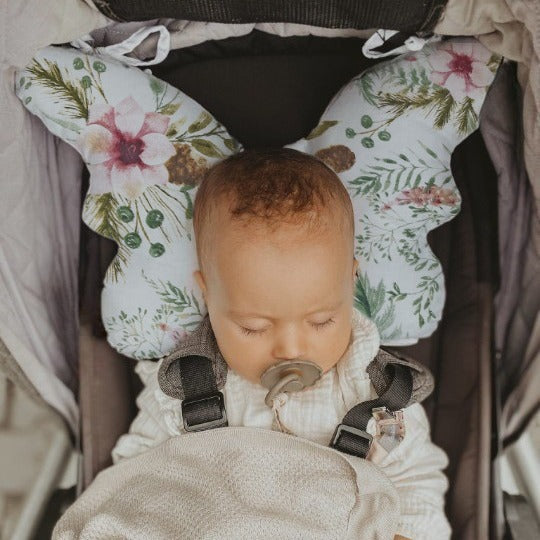 Baby Stroller Butterfly Neck Support Pillow