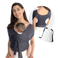 Front-Facing Baby Wrap Carrier for Newborns