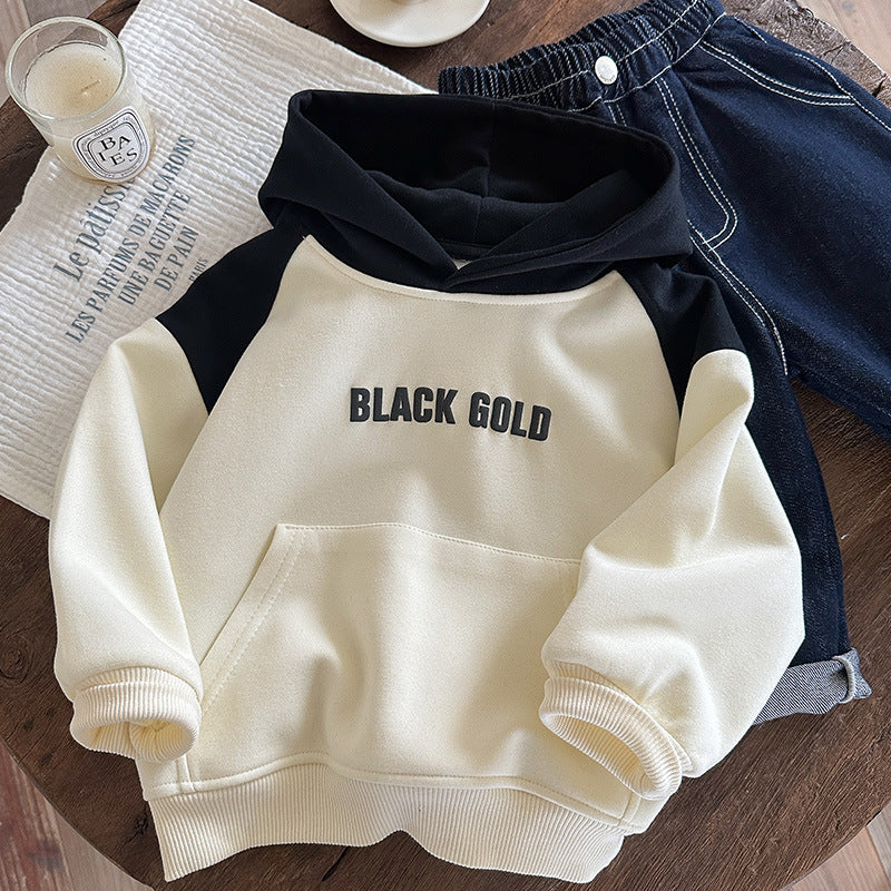 Baby Color Block Pullover Hoodie