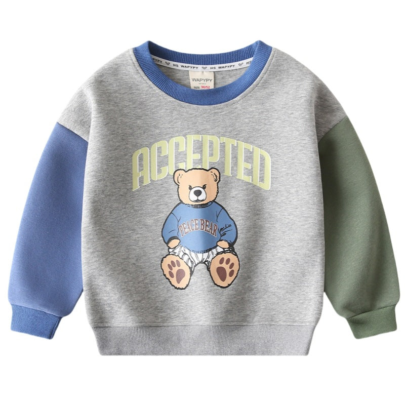 Boy's Long Sleeve Pullover Sweatshirt