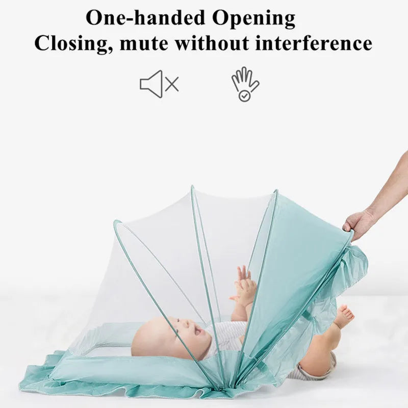 Portable Foldable Crib Mosquito Net — Baby Tent & Sleeping Canopy
