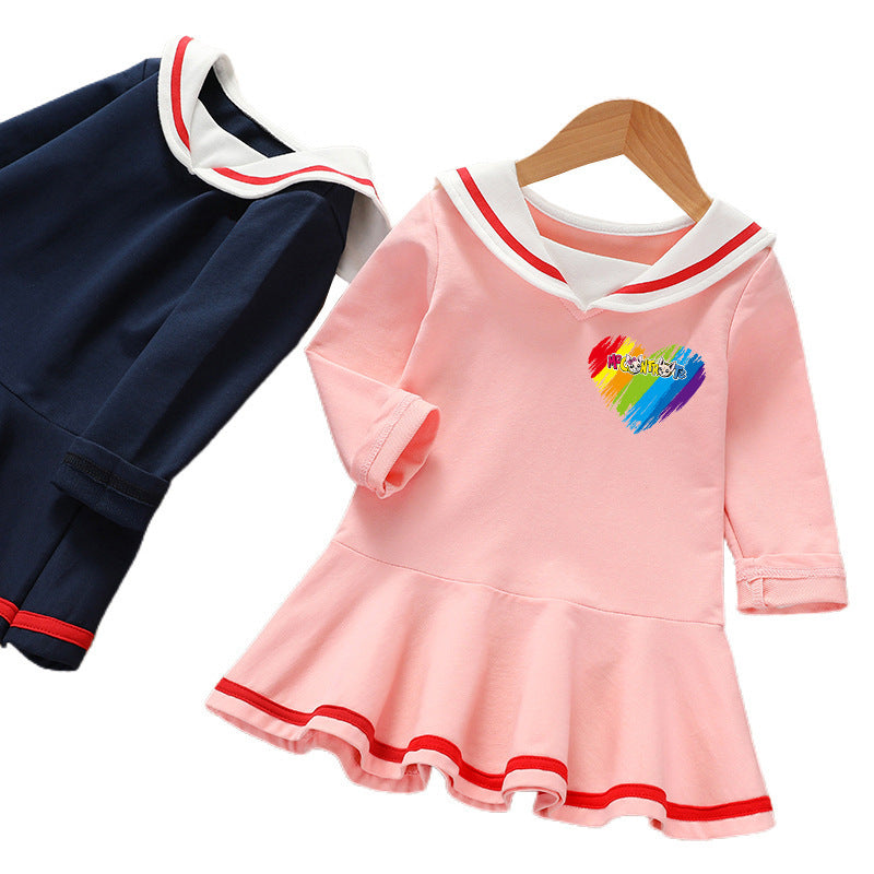 Baby Girl Long sleeved dress cotton