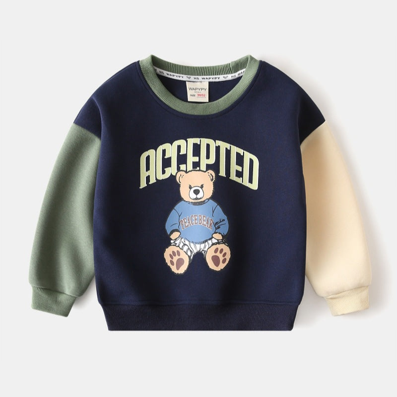 Boy's Long Sleeve Pullover Sweatshirt
