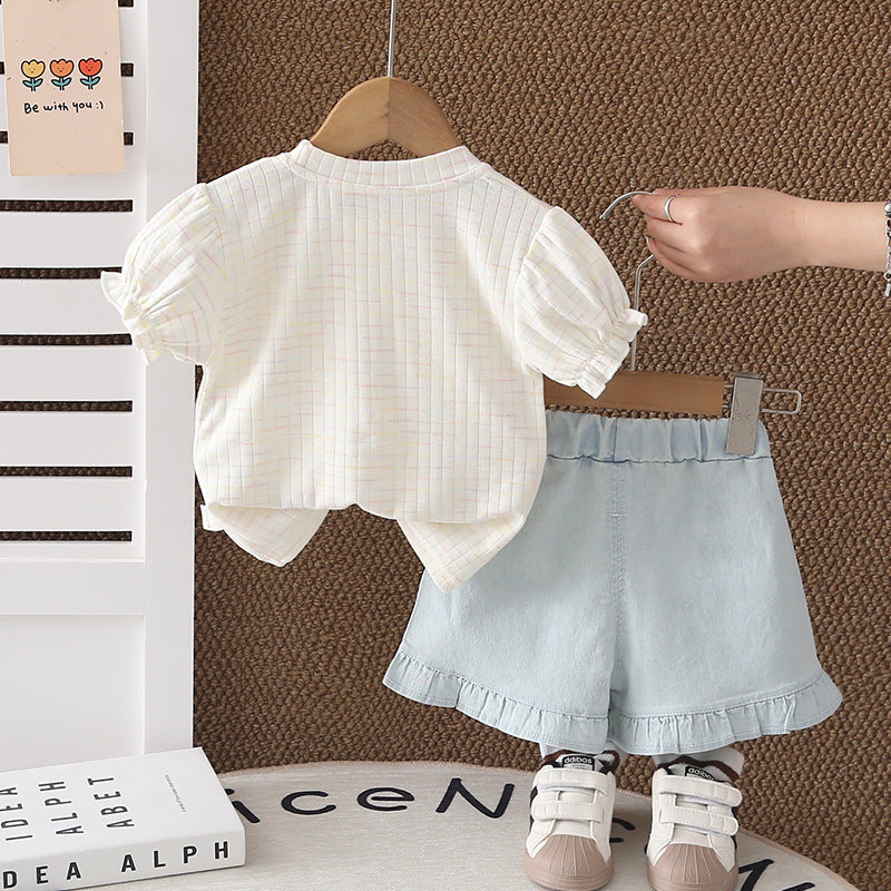 Baby Short Sleeve & Shorts 2-Piece Set