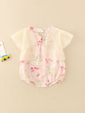 Baby Summer Lightweight Girl Baby Onesie Princess Bodysuit