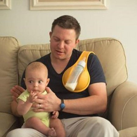 Hands-Free Baby Bottle Feeding Rack