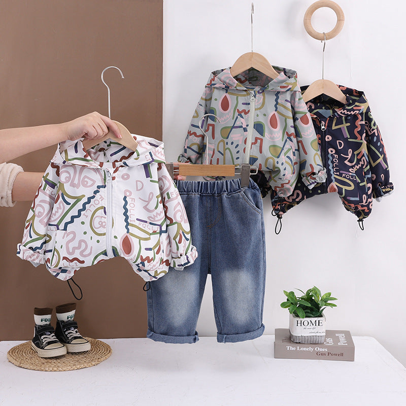 Baby Spring Long Sleeve Outfit Set