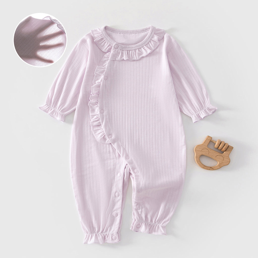 Baby clothes summer women's baby lace collar jumpsuit