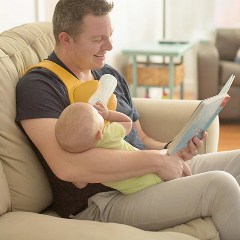 Hands-Free Rotatable Baby Bottle Holder Strap