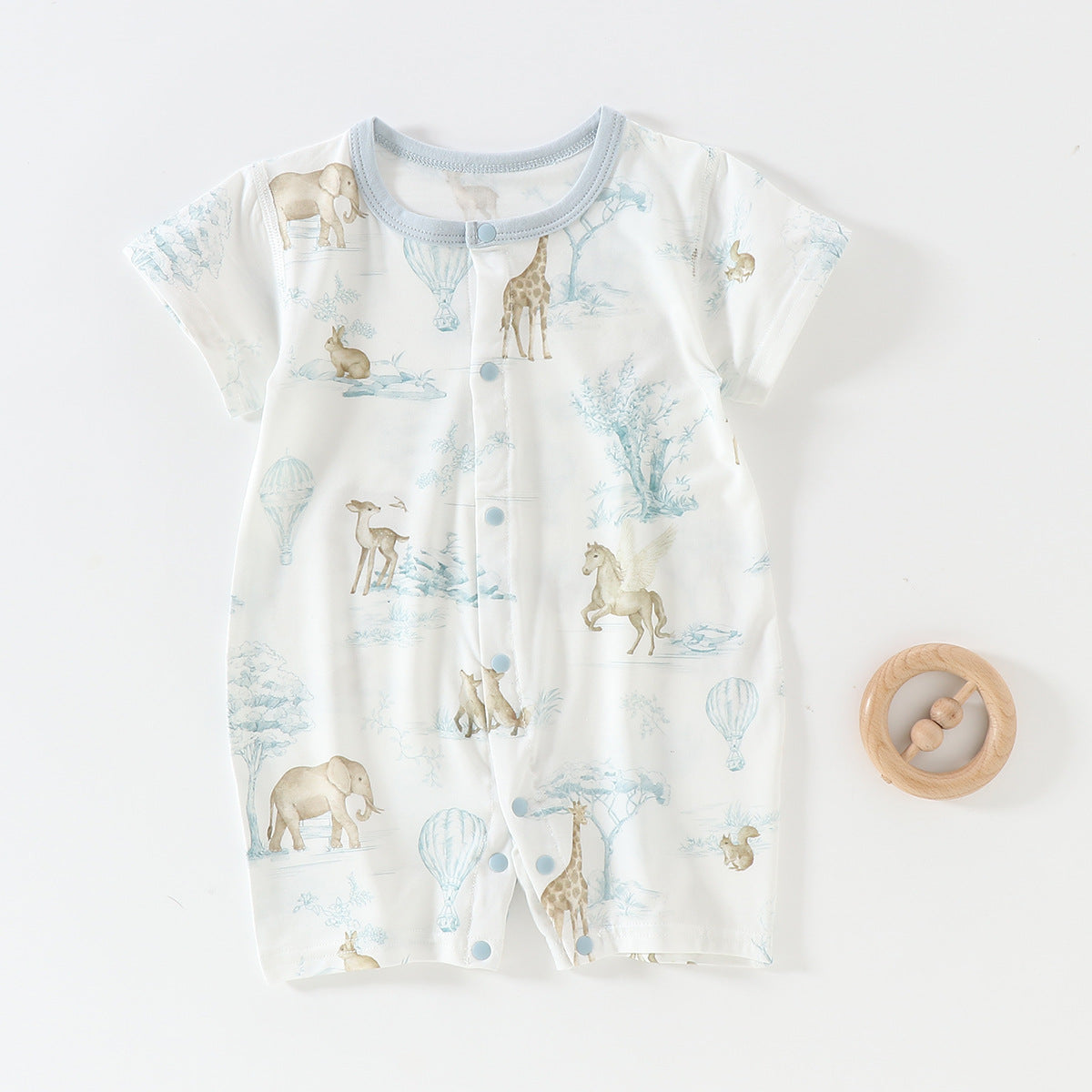 Baby short sleeved Cotton Romper
