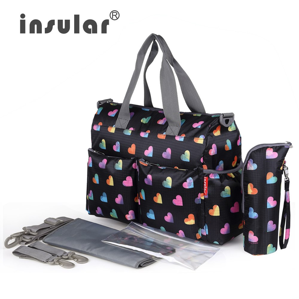 Urban Series Fashion Multifunctional Baby Diaper Bag Waterproof Nappy Changing Bag Mommy Stroller Bag