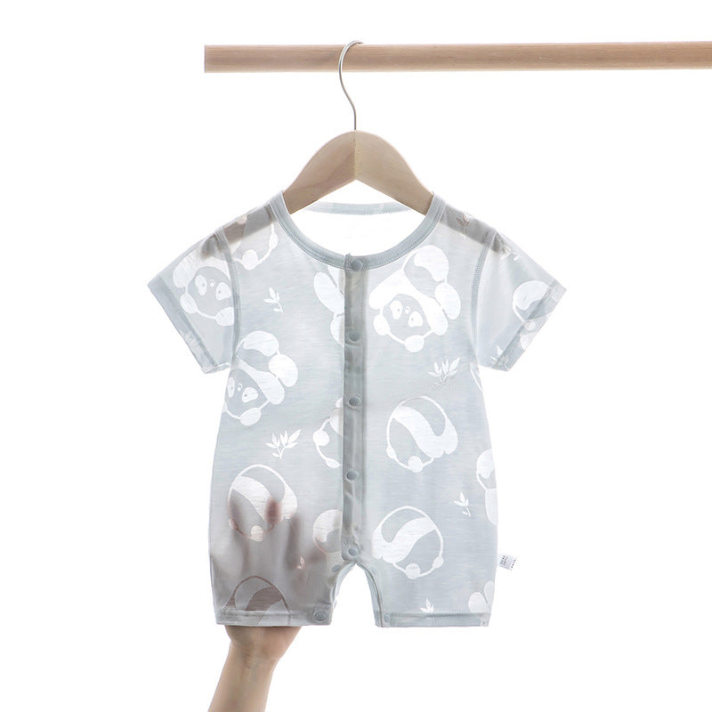 Baby Short Sleeve Summer Pajama Romper