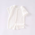 Baby Short Sleeve Zip Romper