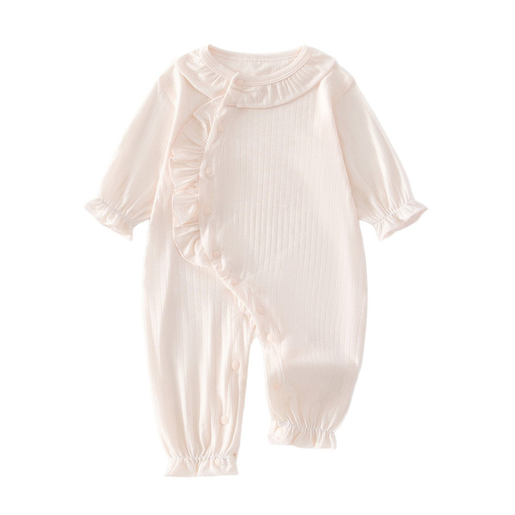 Baby clothes summer women's baby lace collar jumpsuit