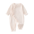 Baby clothes summer women's baby lace collar jumpsuit