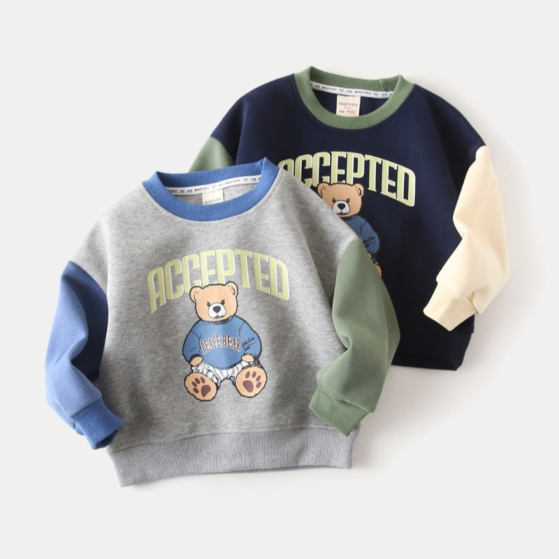 Boy's Long Sleeve Pullover Sweatshirt
