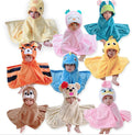 Infant Cartoon Flannel Cloak Quilt