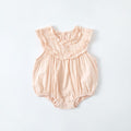 Ruffled Collar Baby Girl Romper