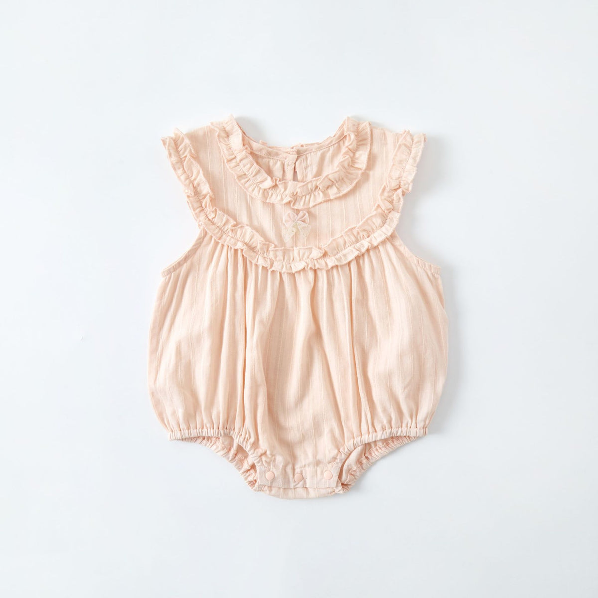 Ruffled Collar Baby Girl Romper