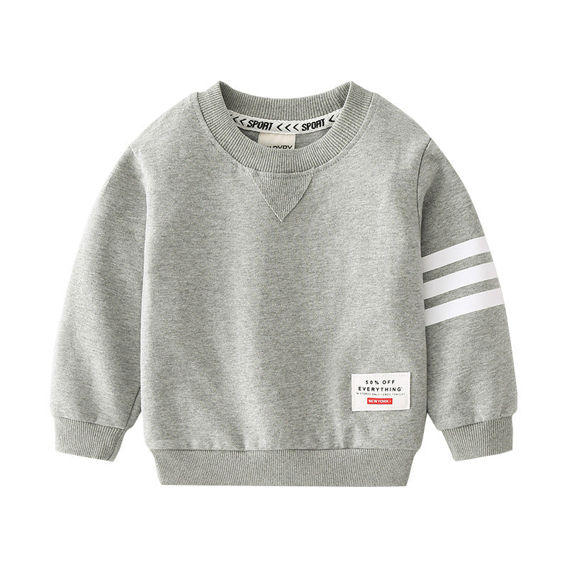 Baby Striped Pullover Hoodie