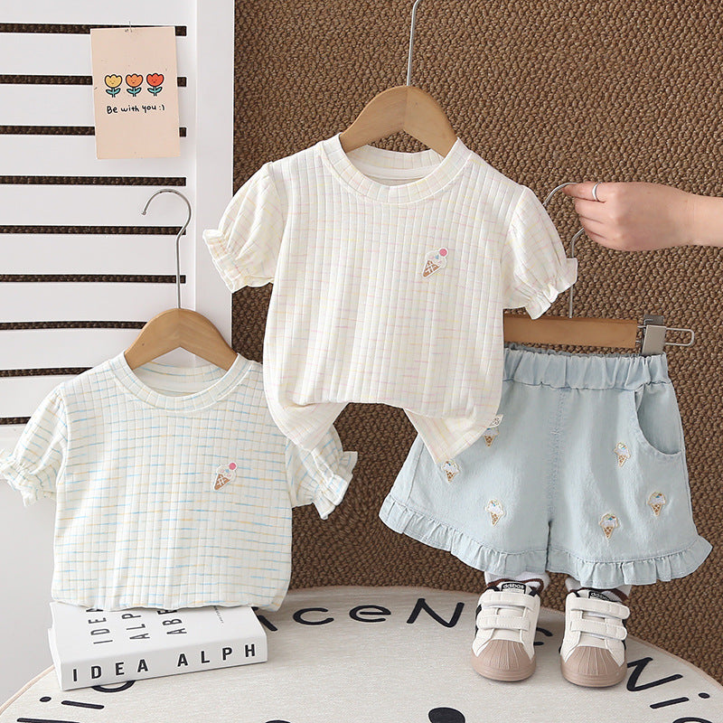 Baby Short Sleeve & Shorts 2-Piece Set