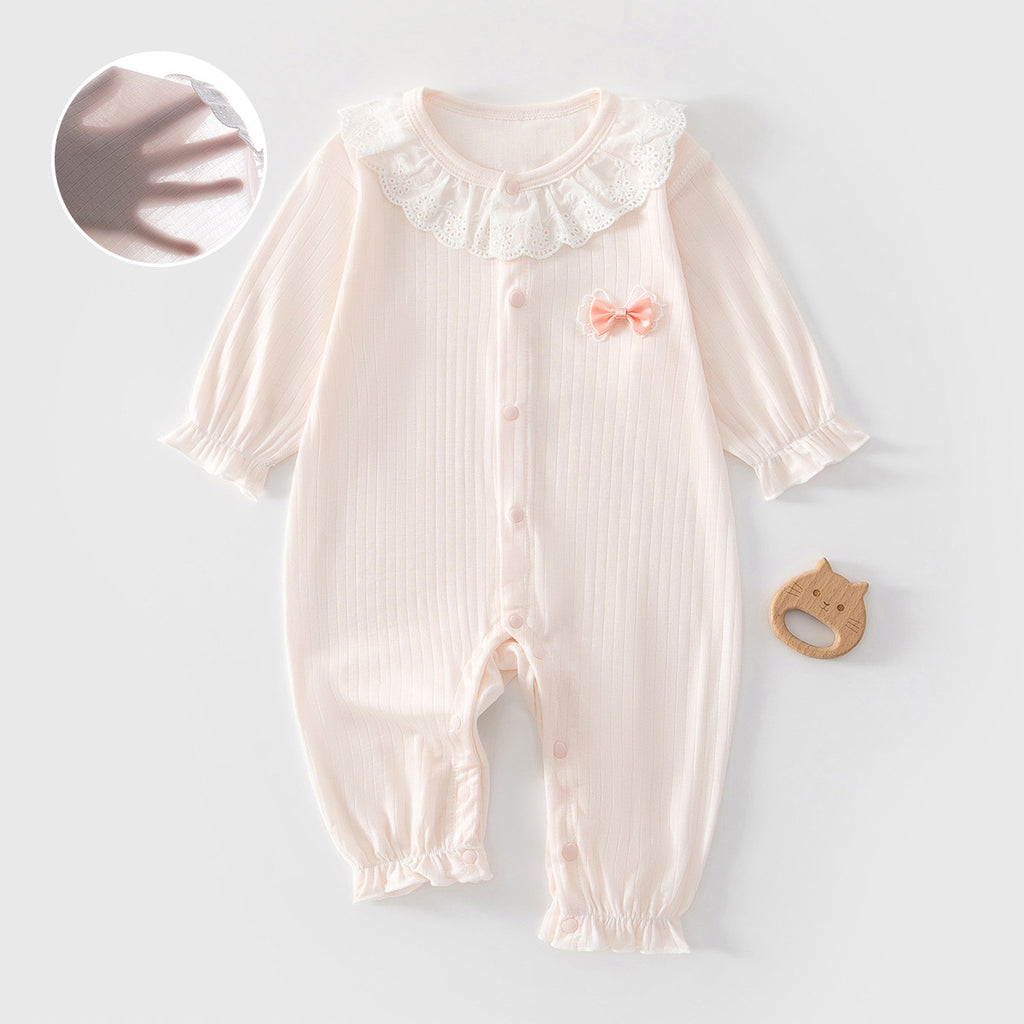 Baby long sleeved air-conditioned clothing summer baby jumpsuit