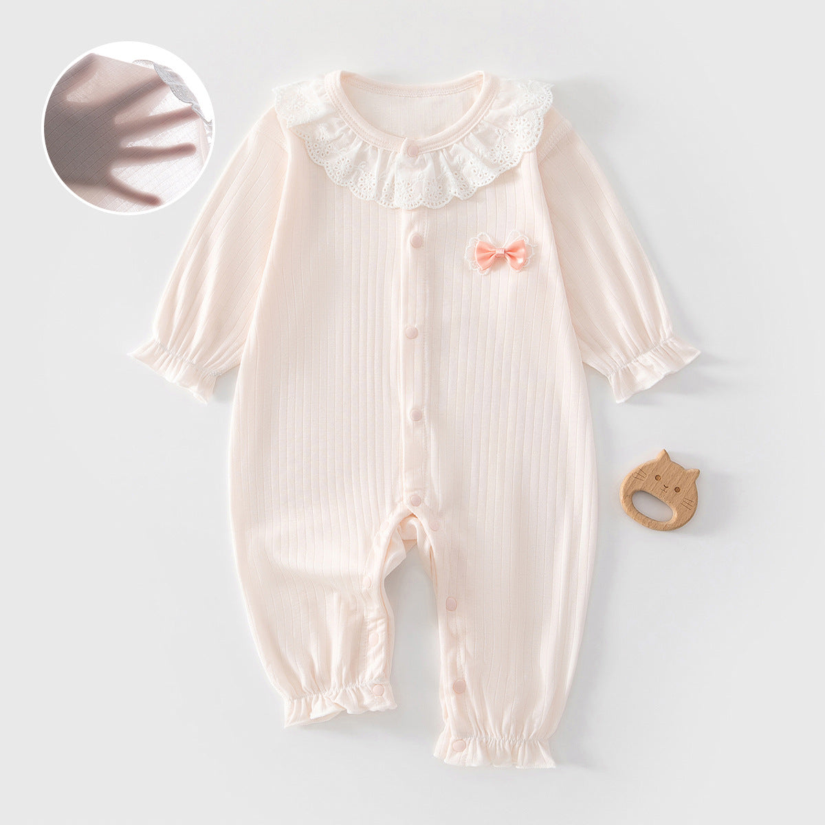 Baby long sleeved air-conditioned clothing summer baby jumpsuit