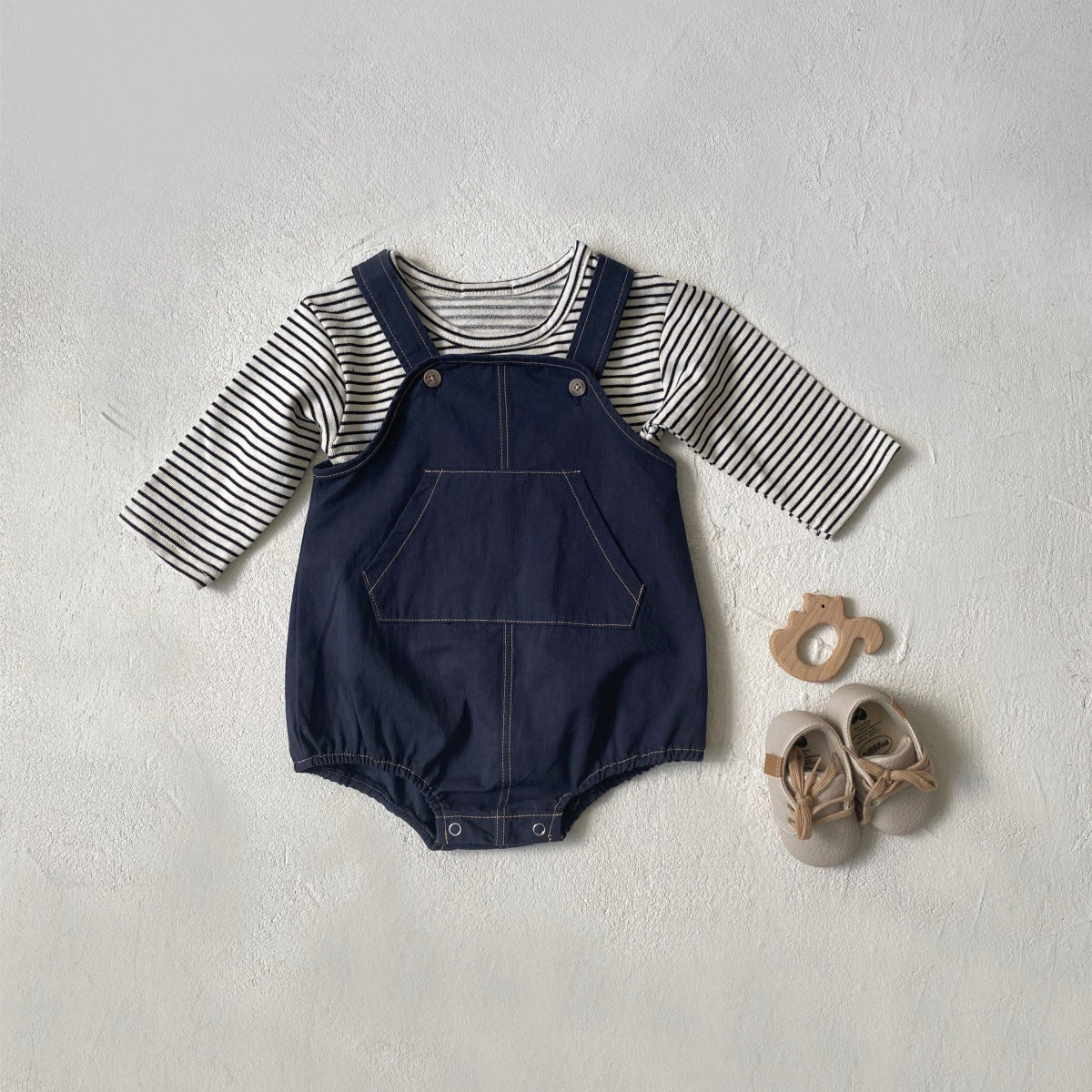 Baby Overalls with Large Pockets