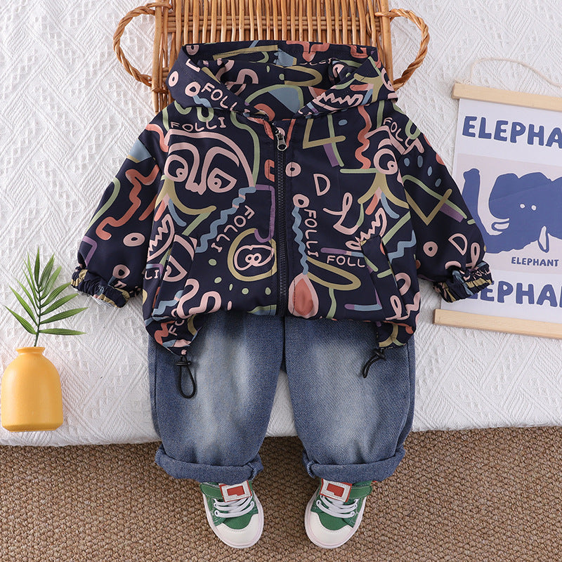 Baby Spring Long Sleeve Outfit Set