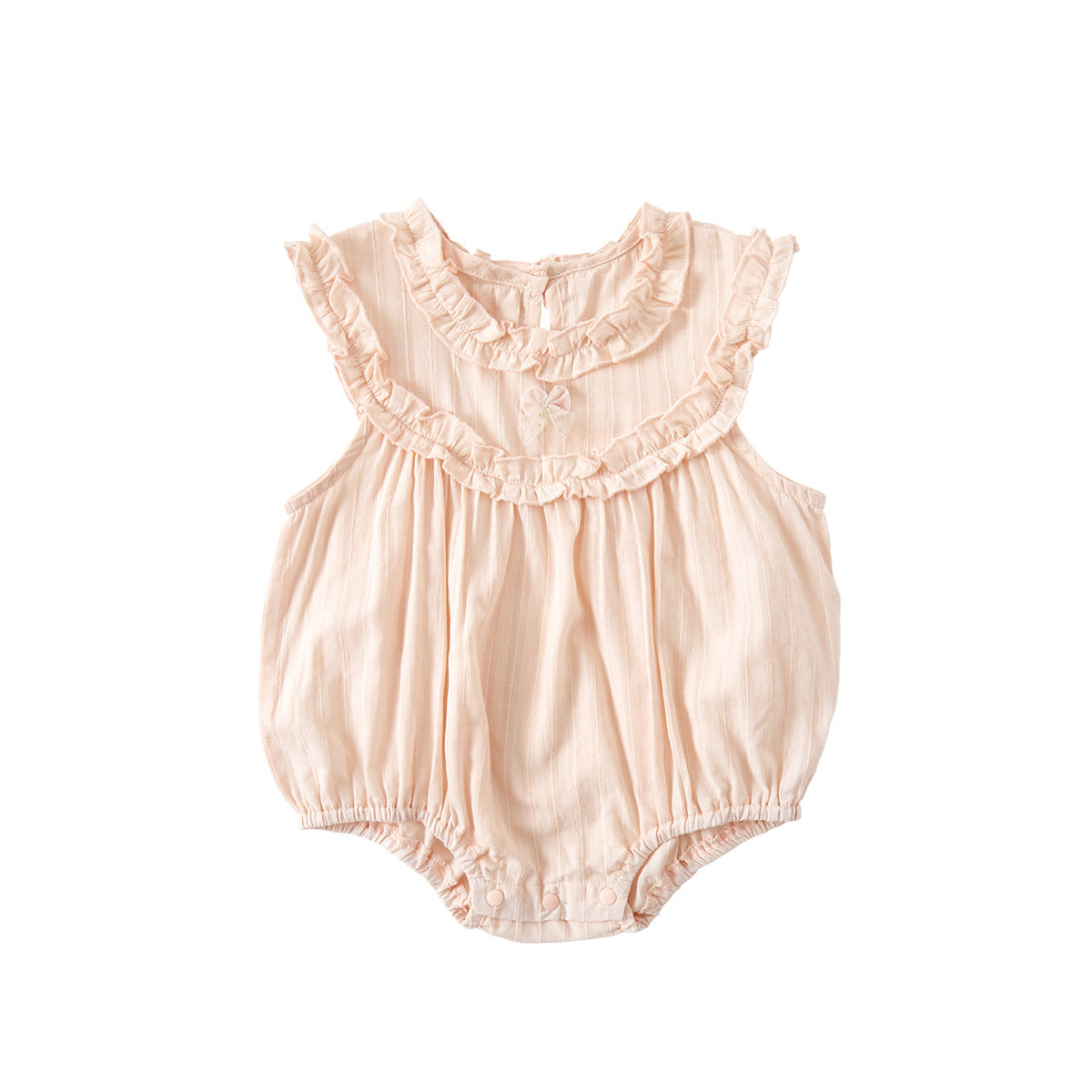 Ruffled Collar Baby Girl Romper