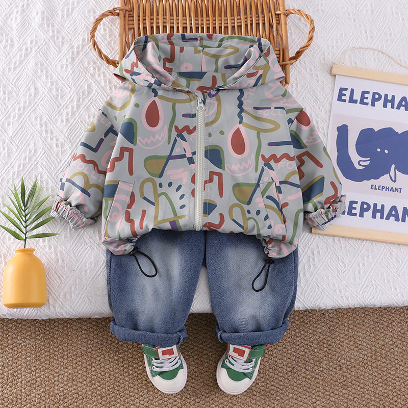 Baby Spring Long Sleeve Outfit Set