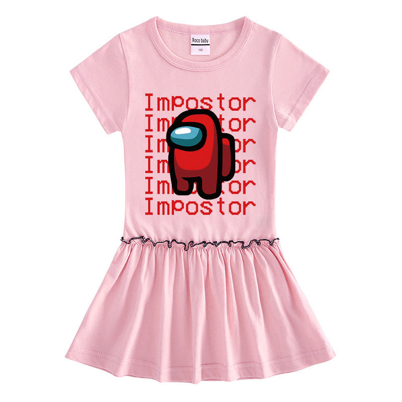 Classic Cotton Short Sleeve Baby Girl Dress – Summer Styles