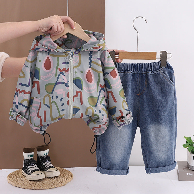 Baby Spring Long Sleeve Outfit Set