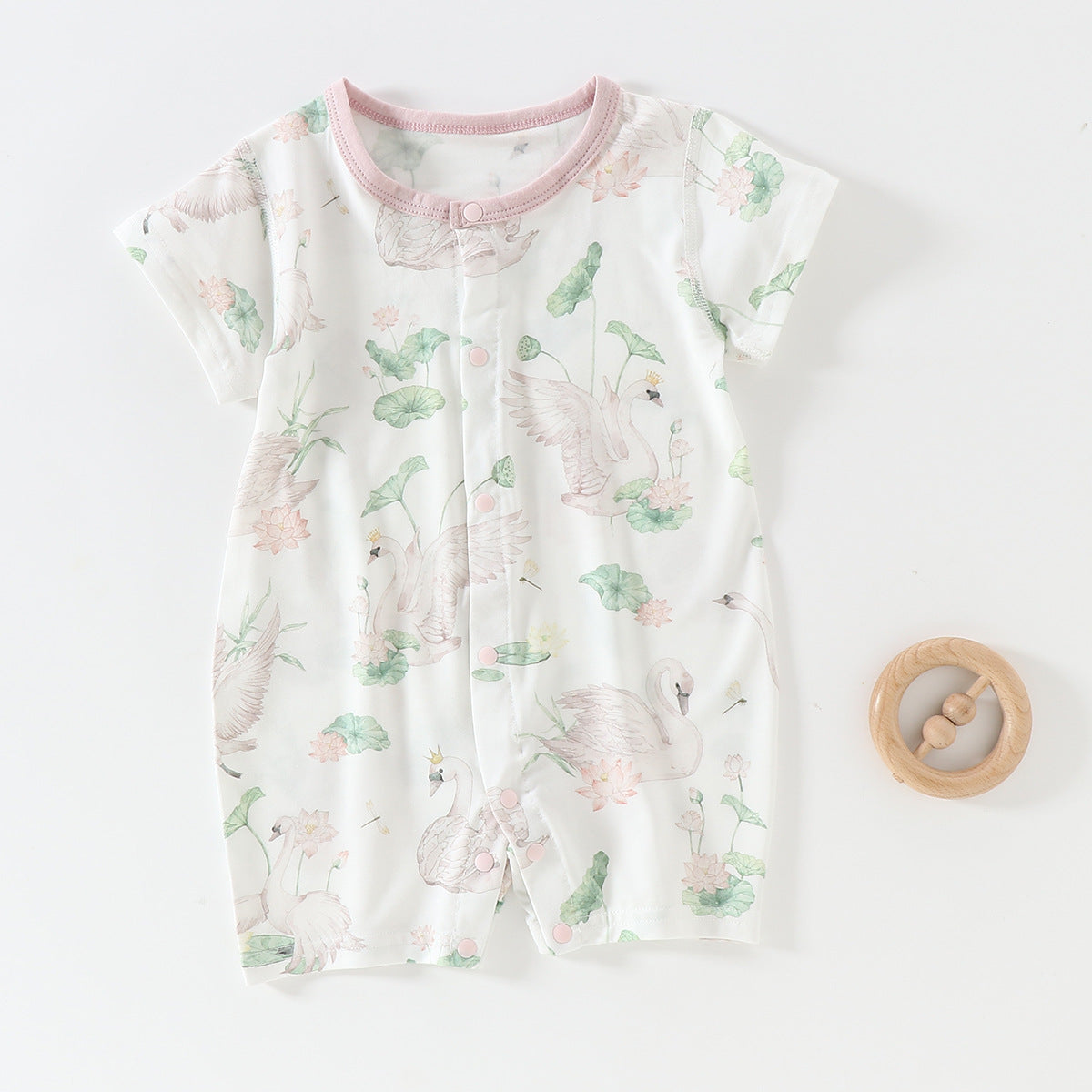 Baby short sleeved Cotton Romper
