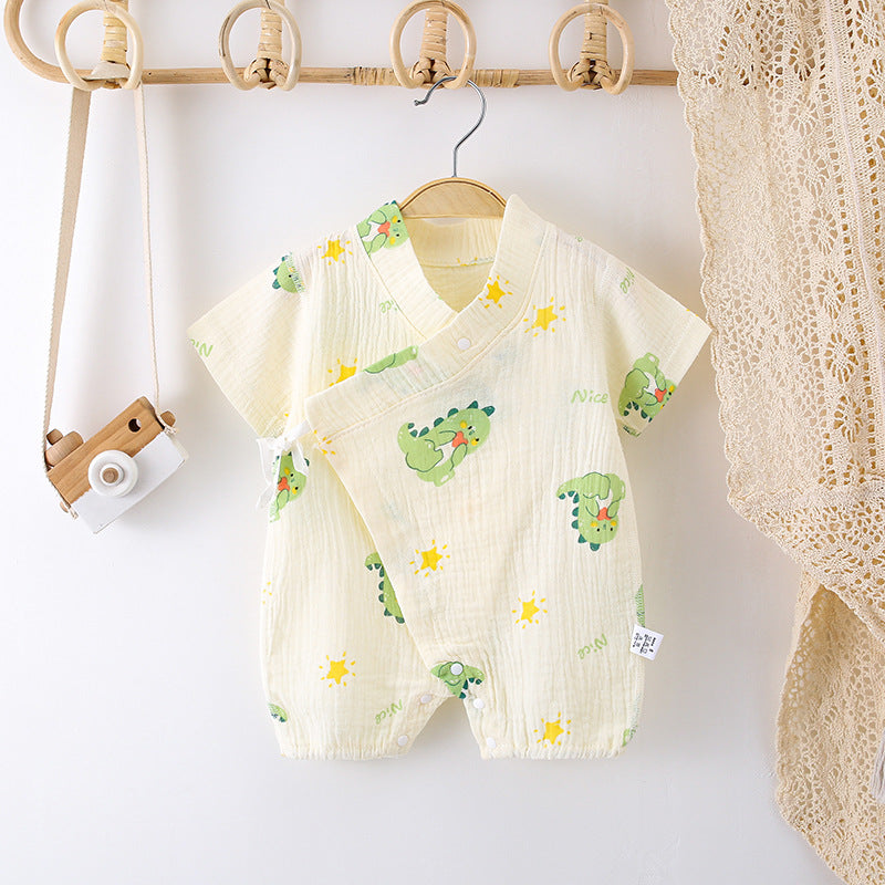 Baby Short Sleeve Snap Romper